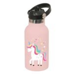 Botella Termo 350Ml Acero Inoxidable Rosa