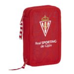 Real Sporting Gijon Plumier Doble Rojo