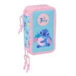 Disney Lilo & Stitch Plumier & Triple Azul