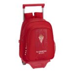 Real Sporting Gijon Mochila con Carro Rojo