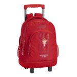 Real Sporting Gijon Mochila con Carro Doble Rojo