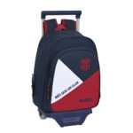 F.c. Barcelona Mochila con Carro F. C Azul