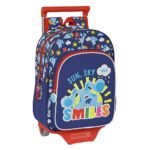 Blues Clues Mochila con Carro Azul Marino