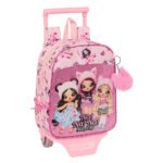 Nanana Mochila con Carro Rosa