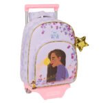 Disney Wish Mochila con Carro Morado