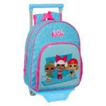 Lol Surprise Mochila con Carro Azul