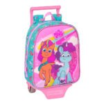 My Little Pony Mochila con Carro Azul