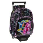 Monster High Mochila con Carro Negro