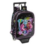 Monster High Mochila con Carro Negro