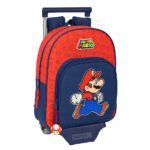 Super Mario Mochila con Carro Azul