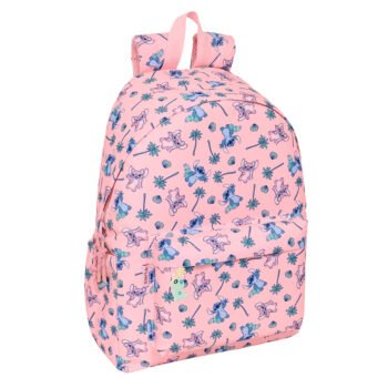 Disney Lilo & Stitch Mochila & para Portátil Doble Rosa
