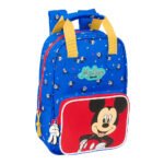 Disney Mickey Mouse Mochila Infantil Preescolar Adaptable a Azul