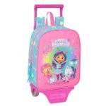 Gabbys Dollhouse Mochila con Carro Gabby S Azul