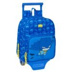 DC Comics Batman Mochila con Carro Preescolar Azul