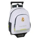 Real Madrid Mochila con Carro Blanco