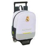 Real Madrid Mochila con Carro Blanco