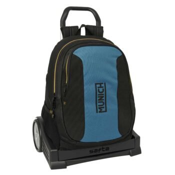 Munich Mochila con Carro Doble Azul