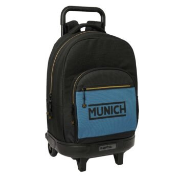 Munich Mochila con Carro Doble Azul