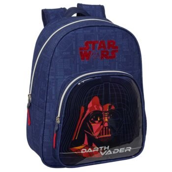 Star Wars Mochila Infantil Preescolar Adaptable a Azul Marino