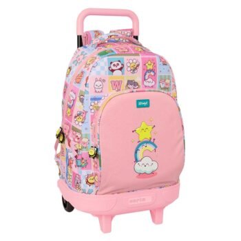 Mr. Wonderful Mochila con Carro Mr. Doble Rosa