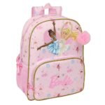 Barbie Mochila Doble Adaptable a Rosa