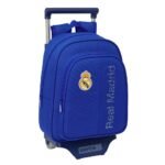 Real Madrid Mochila con Carro Azul