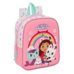 Gabbys Dollhouse Mochila Infantil Preescolar Gabby S Adaptable a Blanco
