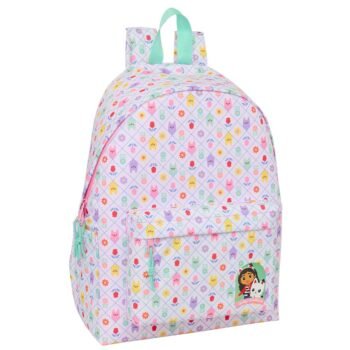 Gabbys Dollhouse Mochila Gabby S para Portátil Doble Blanco