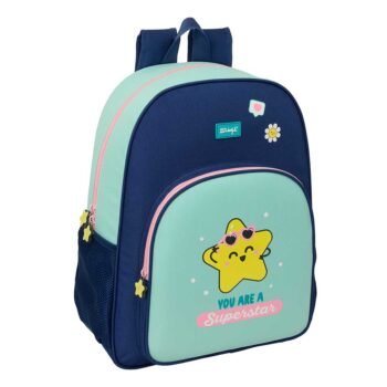 Mr. Wonderful Mochila Mr. Doble Adaptable a Azul Marino
