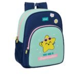 Mr. Wonderful Mochila Mr. Doble Adaptable a Azul Marino