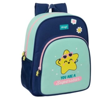 Mr. Wonderful Mochila Mr. Doble Adaptable a Azul Marino