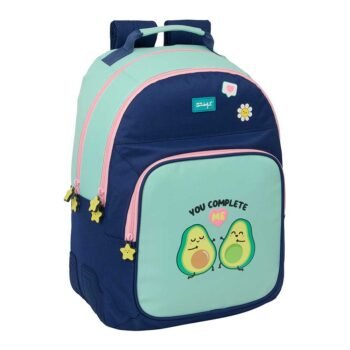 Mr. Wonderful Mochila Mr. Doble Adaptable a Azul Marino
