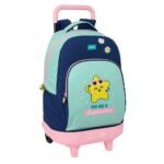 Mr. Wonderful Mochila con Carro Mr. Doble Azul Marino