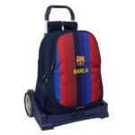 F.c. Barcelona Mochila con Carro F. C. Doble Azul