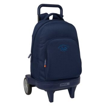 Spagnolo Mochila con Carro Doble Azul Marino