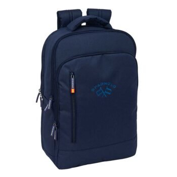 Spagnolo Mochila para Portátil Doble Azul Marino
