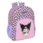 Sanrio Kuromi Mochila Doble Adaptable a Rosa
