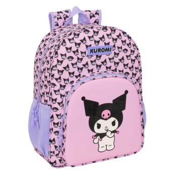Sanrio Kuromi Mochila Doble Adaptable a Rosa
