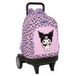 Sanrio Kuromi Mochila con Carro Doble Rosa