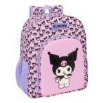 Sanrio Kuromi Mochila Doble Adaptable a Rosa