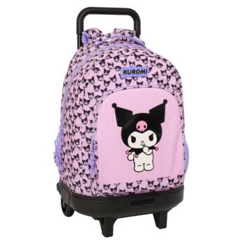 Sanrio Kuromi Mochila con Carro Doble Rosa