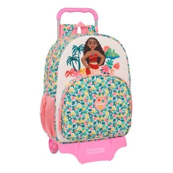 Disney Vaiana Mochila con Carro Doble Multicolor