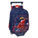Marvel Spider-Man Mochila con Carro Azul