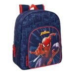 Marvel Spider-Man Mochila Doble Adaptable a Azul