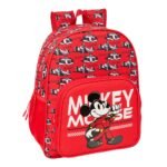 Disney Mickey Mouse Mochila Doble Adaptable a Rojo