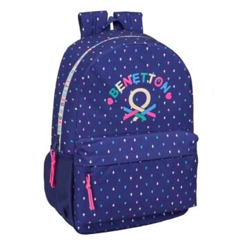 Benetton Mochila Doble Adaptable a Multicolor