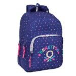 Benetton Mochila Doble Adaptable a Multicolor