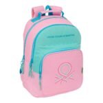Benetton Mochila Doble Adaptable a Multicolor