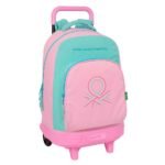 Benetton Mochila con Carro Doble Multicolor