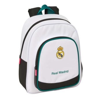 Real Madrid Mochila Infantil Preescolar Blanco